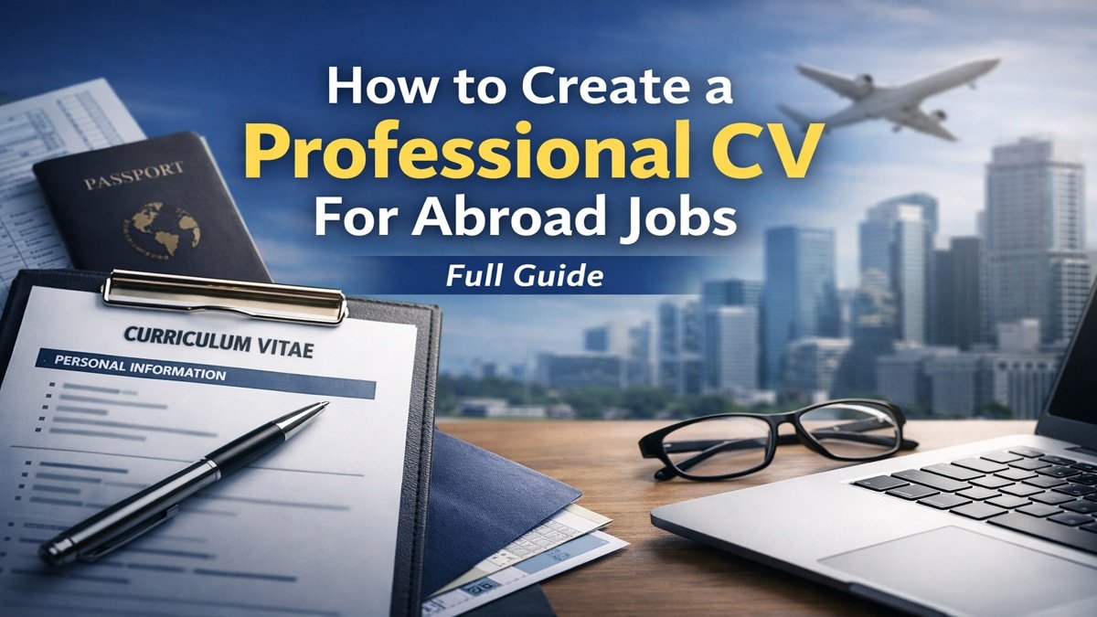Learn how to create a professional CV for abroad jobs in 2026 with a simple format and writing tips. Who needs this guidance